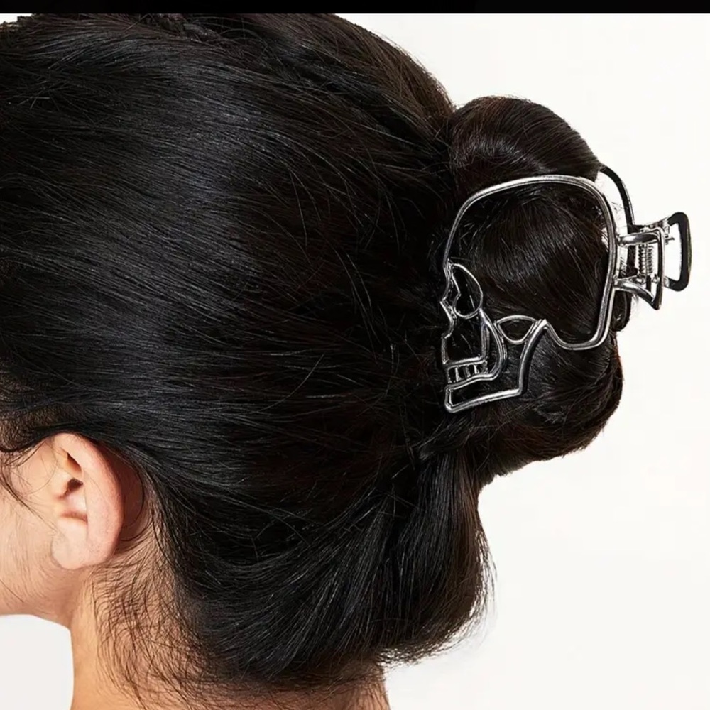 Skull Hair Claw Clip 3 pack